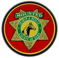Mounted Search and Rescue County of Kern Logo
