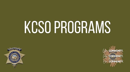 Crime Prevention KCSO Programs