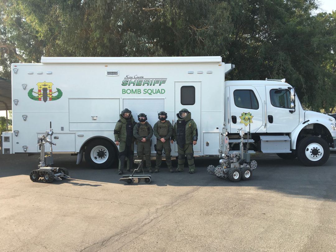 Bomb Squad Personnel Detonating an Explosive Device