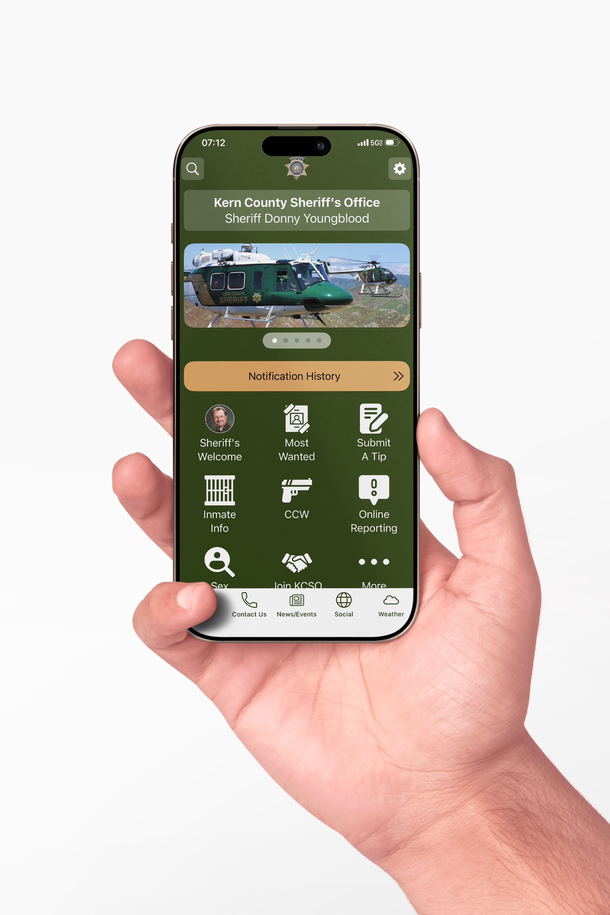 Showcasing Kcso Mobile App